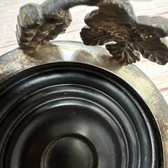 Vintage Silver Plated Wine Champagne Bottle Holder Grapevine Grapes Leaves India