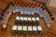 48 Sutter Home Wine 187 ML Empty Plastic Bottles & Lids- Great for Crafts