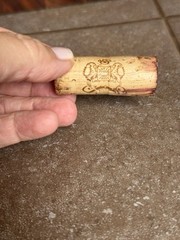 2000 Chateau Mouton Rothschild Empty 750ML Glass Bottle with Cork