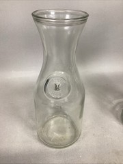Set Of 2 Paul Masson Glass Carafe Wine Bottles – Since 1852