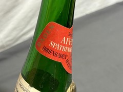 Vintage 1973 AFFENTALER BADEN WINE Germany green bottle GOLD MONKEY Embossed