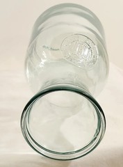Vintage Paul Masson 9 3/4” tall Glass Wine Carafe Since 1852 Decanter Pitcher