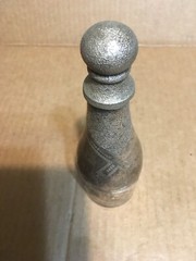 Used. Approx 7” Silver Plated by Parks Cuvée Speciale Premier Champagne Bottle