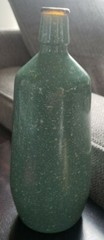 *Rare* Vintage J.M. DA Fonseca AZEITÃO Portugal Speckled Green Bottle 25 3 4878