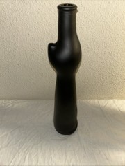 Moselland Black Cat Shaped Glass Wine Bottle 500ml 2018 EMPTY Decor Vase 13”