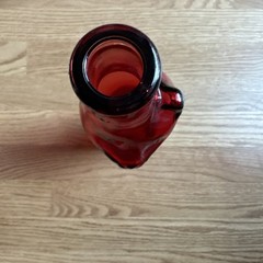 Happy Cat Red Wine Bottle Empty For Collectors Riesling Barware 13” Tall