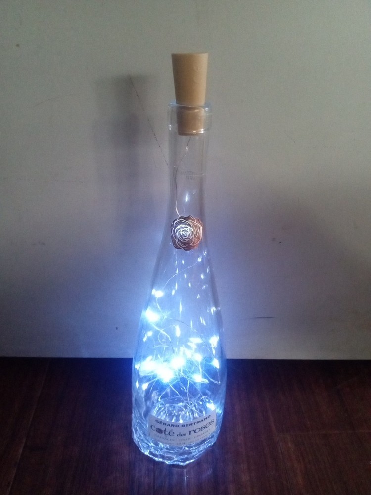 Gerard Bertrand Cote des Roses Wine Bottle Decorative Led Light Strip Stopper