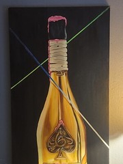 24&Prime;x48&Prime; Oil Canvas Ace Spades Champagne Jerk Beasley / JayZ Tree Of Life Artist!