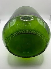 Vintage Emerald Green Glass 3 Liter Wine Jug Bottle