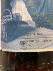 SUPER LARGE WINE BOTTLE – A « BALTHAZAR » 12 L !- Barbera del Piemonte (Empty)