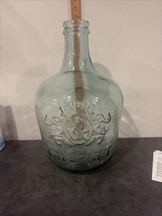 Vidrios San Miguel Large 3 1/2 Gallon Glass Cabernet Wine Carboy Jug 9 Lbs