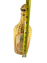 Vintage DUCAL 1969 Wicker Wrapped Portuguese Red Lisbon Grape Wine Bottle