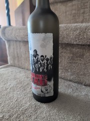 “The Walking Dead” Blood Red Blend Empty Wine Bottle 750ml 2016