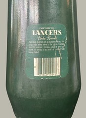 Vintage 1980 Lancers Vinho Branco White Wine Thick Green Bottle Portugal – EMPTY