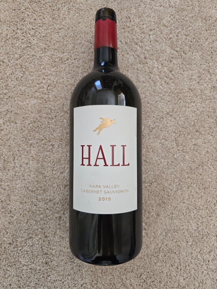 3L Liter Hall Etched Wine Bottle (empty), Great for collectors and storing corks