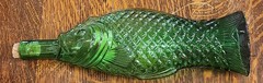 Vintage 1967 Emerald Glass Bottle Antinori Bianco Della Costa Toscana