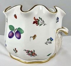 Vintage 1960s Richard Ginori Italian Fruits Wine Cooler/Ice Bucket/Centerpiece
