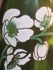 Vintage Perrier-Jouet Fleur De Champagne Bottles~1978&1979~Hand Painted Flowers~