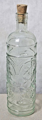 grape vine wine bottle made in Spain good condition with cork