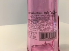 Pink Glass Cat Shaped Wine Bottle Empty 2006