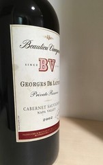 Large Empty Wine Bottle Dummy Display BV George De Latour Winery Napa Valley