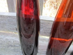 Antique Long Neck Wine Bottle Lot, Tall Hock- Gorgeous Set with a Story