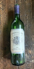 Chateau La Conseillante Wine Bottle Empty 1989 France Collectible 750ml