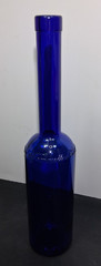 Tomasello Winery Cobalt Blue Wine Bottle Decorative Replacement 12.5&Prime; Tall