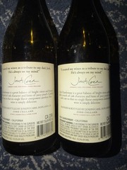 LOT OF 2: Empty Josh Chardonnay 750mL Wine Bottle 2023 & 2024