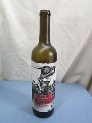 The Walking Dead – EMPTY Wine Bottle- 2016 Chardonnay set of 2