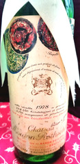1978 Chateau Mouton Rothschild two Bottles, Empty, *made in France*