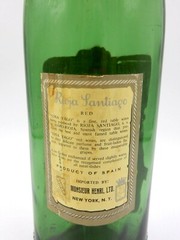 VINTAGE 1961 YAGO RIOJA SANTIAGO SPANISH BURGUNDY 14&Prime; SQUARE BASE BOTTLE