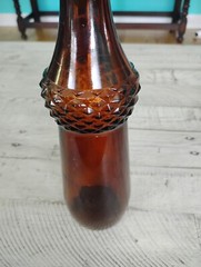 Vintage Amber Akadama Honey Wine Bottle