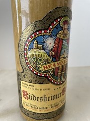 2 German Stone Wine Cocks From Beameister 1975 Gold And 1977 Green