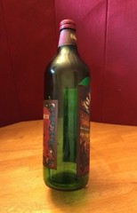 Gluhwein Germany ChristmasMulled Wine Empty 1L Bottle GreenGlass ScrewTop Labels