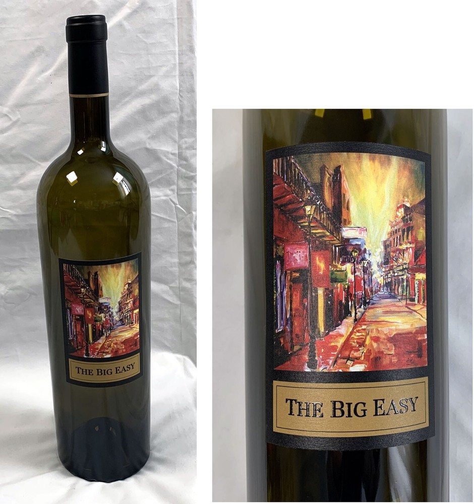 Sealed Empty Fess Parker The Big Easy Bottle Display Dummy 1.5 Liter New Orleans