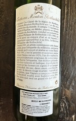 Chateau Mouton Rothschild Wine Bottle Empty 1995 RARE France Collectible 750 ML