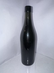 1750 – 1820 Antique Black Glass Wine Bottle