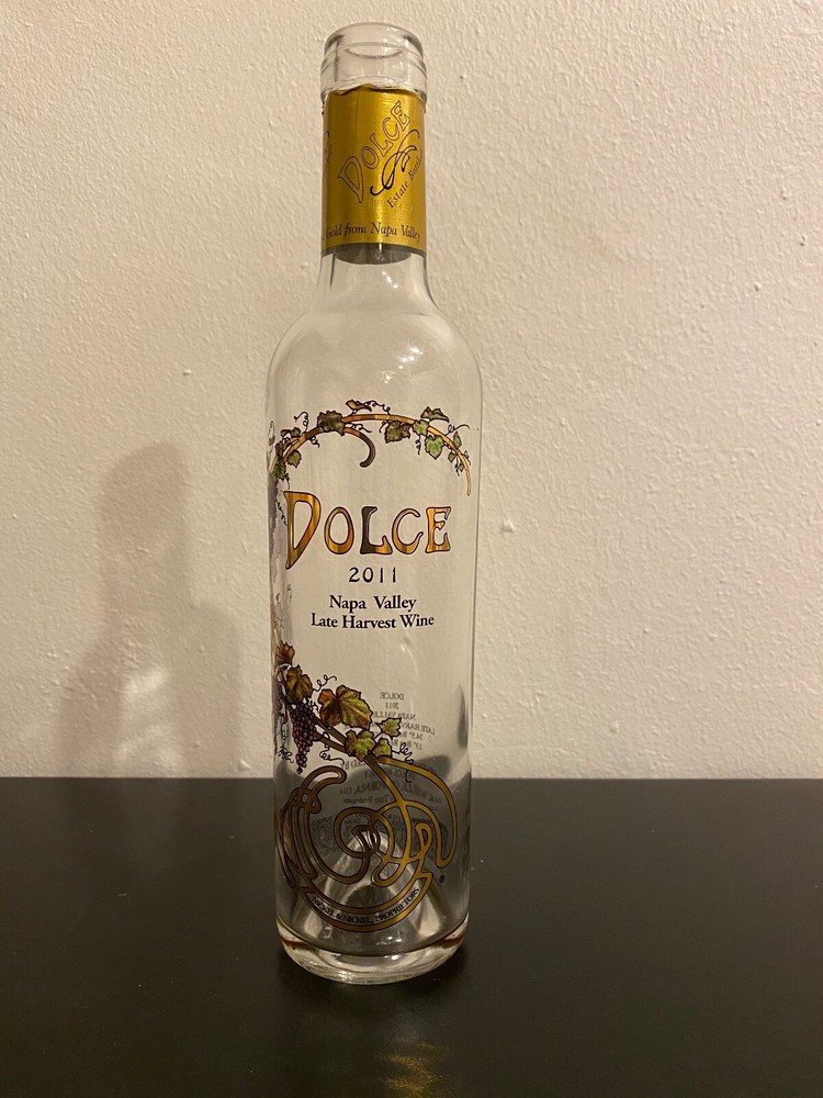 Dolce Late Harvest Wine 2011 Empty Bottle 375 mL with Cork