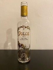 Dolce Late Harvest Wine 2011 Empty Bottle 375 mL with Cork