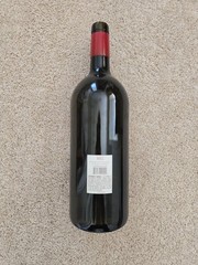 3L Liter Hall Etched Wine Bottle (empty), Great for collectors and storing corks