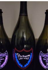 Empty Dom Perignon LADY GAGA