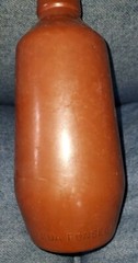 Vintage Portugal Langers J.M. DA Fonseca Inter Brown Green Glass Bottle