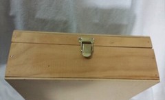 Noble Grapes Concha y Toro Wines Wooden Box EMPTY Lidded Hinged Display Piece