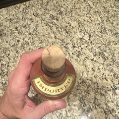 Lancers Rosé Wine 750 ml Brown Ceramic Bottle Portugal w/ Cork EMPTY