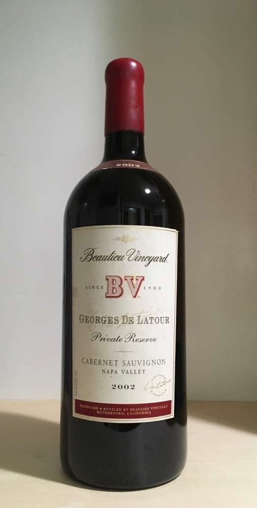 Large Empty Wine Bottle Dummy Display BV George De Latour Winery Napa Valley
