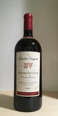Large Empty Wine Bottle Dummy Display BV George De Latour Winery Napa Valley