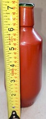Vintage J. M. Da Fonseca Empty Wine Bottle Azeitao, Portugal Rust Brown 7.25”