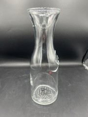 Vintage Paul Masson Clear Glass Wine Carafe Since 1852 Decanter Pitcher