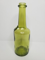 Vintage Vin Jaune Green Glass Bottle – French Jura Wine Decor – Clavelin Style